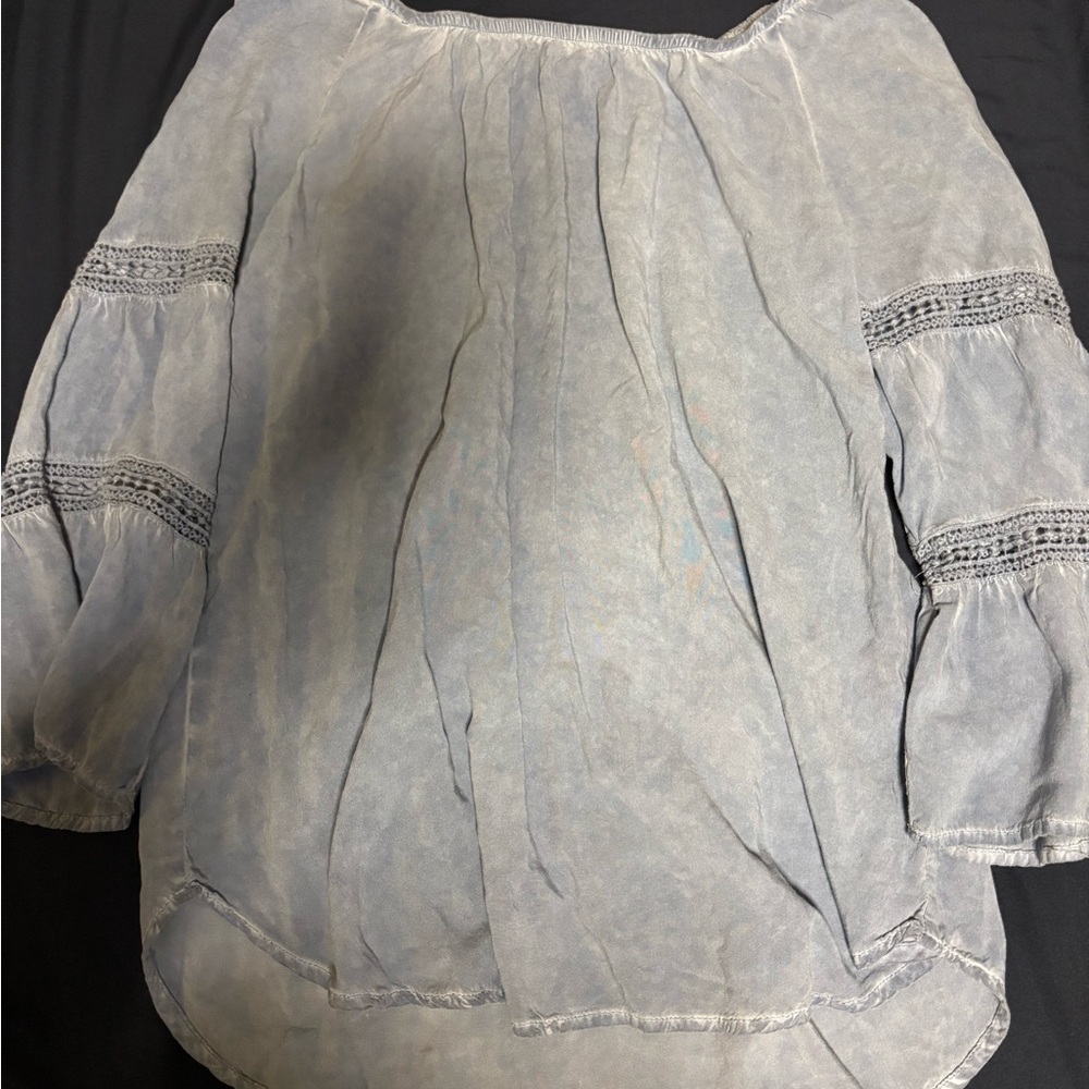 Chic Light blue Blouse